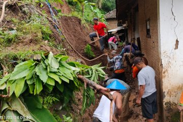 Longsor di Kudus-Jateng landa sembilan titik, dua rumah rusak