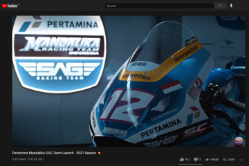 Pertamina Mandalika SAG Team resmi luncurkan motor untuk Moto2 2021