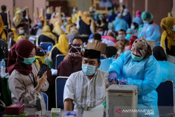 Hingga Sabtu, 2.552.265 orang sudah vaksinasi COVID-19 dosis pertama