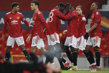 Skor kacamata antarkan MU ke babak 16 besar Liga Europa