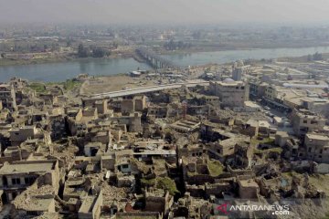 Potret Kota Mosul dari udara
