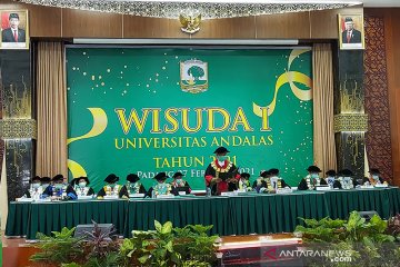 Kembali wisuda via daring, Unand luluskan 1.781 mahasiswa