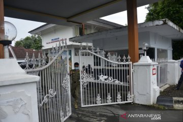 Suasana rumah jabatan Gubernur Sulsel usai OTT KPK