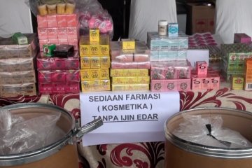 Polda Jabar ungkap rumah produksi kosmetik ilegal di Padalarang