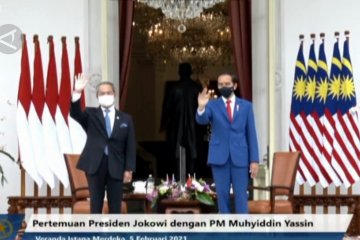 Presiden Jokowi terima PM Malaysia di Istana Merdeka