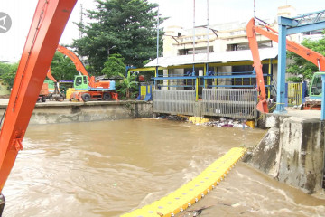 Banjir berangsur surut, Pintu Air Manggarai kini siaga IV