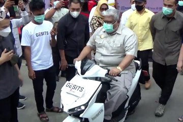 Pertama di Kawasan Timur Indonesia, sepeda motor listrik di Sultra