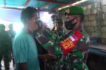 Kodam Cenderawasih patroli keliling tegakan protokol kesehatan