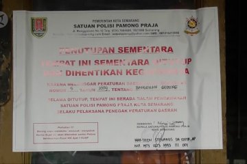 Satpol PP segel ratusan bangunan ilegal di Kota Semarang