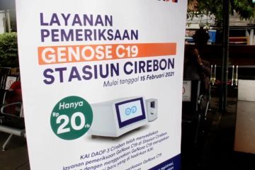 Stasiun Cirebon layani penumpang KA jarak jauh untuk uji GeNose C19
