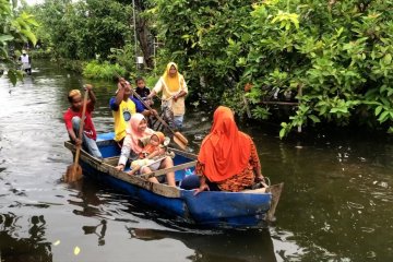 Banjir belum surut, Pemkab Pekalongan akan kaji ulang keberadaan tanggul