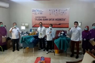 PMI Kota Tangerang terima pendonor plasma konvalesen dari BUMN