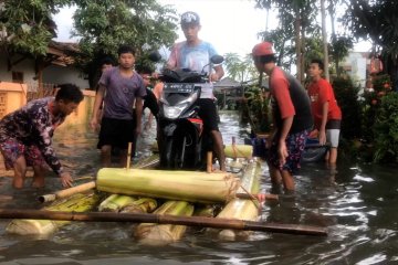 Tak hanya di kota, banjir meluas ke Kabupaten Pekalongan