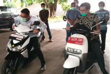 Kementerian ESDM modifikasi sepeda motor bensin jadi listrik