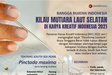 Kilau mutiara laut selatan di Karya Kreatif Indonesia 2021