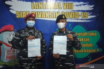 VAKSINASI COVID-19 ANGGOTA LANTAMAL VIII MANADO