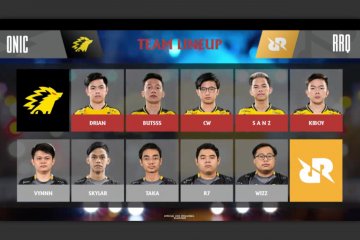 Onic Esports bantai RRQ Hoshi, sementara Geek Fam tekuk EVOS Legends