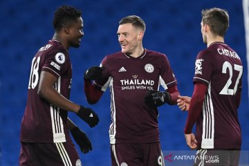 Leicester naik posisi kedua setelah bangkit tundukkan Brighton