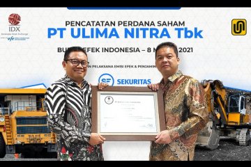 Ulima Nitra jadi perusahaan pertama melantai di bursa melalui e-IPO