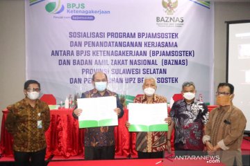 Baznas Sulsel bekali BPJAMSOSTEK bagi relawan dan pekerja rentan