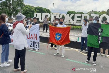 Mahasiswa di Purwokerto tuntut pengesahan RUU PKS