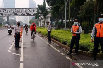 Sudinhub Jaksel tempatkan petugas di jalur sepeda