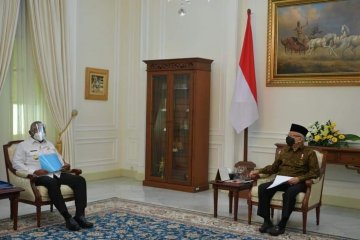 Gubernur Papua Barat bertemu Wapres, bahas percepatan pembangunan