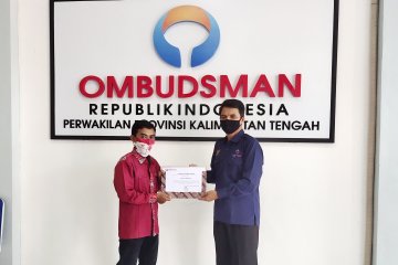 ANTARA Kalteng terima penghargaan dari Ombudsman