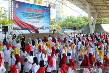 1.000 nakes apel siaga sukseskan festival vaksinasi di Makassar