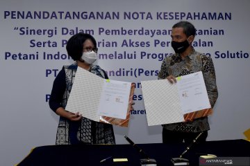 Pupuk Indonesia gaet Bank Mandiri, beri akses modal Agro Solution