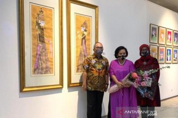 Sasya Tranggono pamerkan lukisan wayang di Singapura