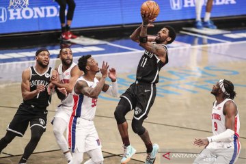 NBA: Brooklyn Nets vs  Detroit Pistons