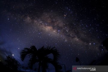 Pemandangan gugusan Bima Sakti saat Hari Raya Nyepi