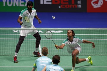 Ganda putra India Rankireddy/Chirag Shetty tersisih dari All England