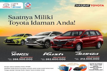 Ini daftar harga mobil Toyota Diskon PPnBM