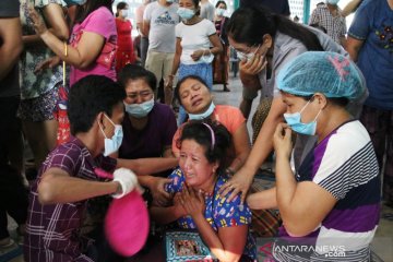 Gadis berusia 7 tahun tewas tertembak, Myanmar lakukan aksi mogok