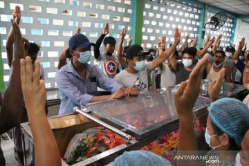 Lagi dan lagi, demonstran terbunuh saat aksi menentang kudeta militer di Yangon