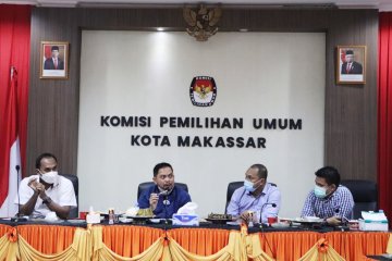 KPU RI monitoring evaluasi e-Coklit pemilu di Makassar