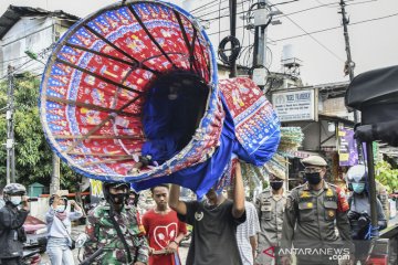 Jakarta sepekan, larangan mudik hingga penertiban ondel-ondel