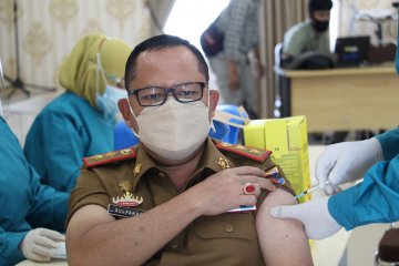 Sudah 59.697 petugas pelayanan publik peroleh vaksin di Lampung