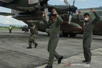 Latihan pertahanan Pangkalan Udara Adisucipto