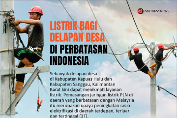 Listrik bagi delapan desa di perbatasan Indonesia