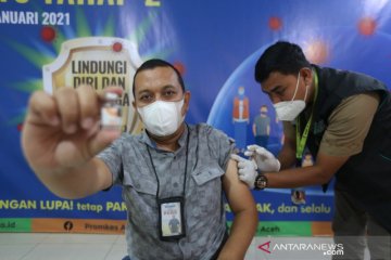 Vaksinasi Jurnalis Aceh