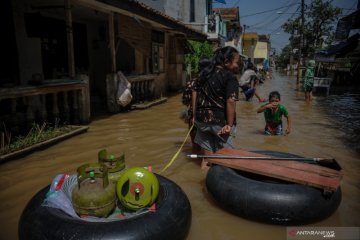 Ribuan warga kebanjiran air Sungai Citarum