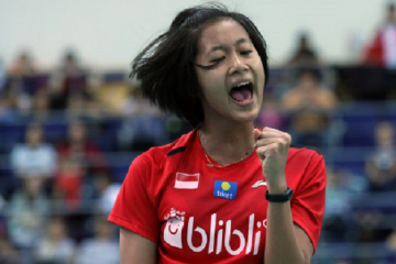 Kemenangan Putri atas Ann-Kathrin bawa Indonesia memimpin 3-0