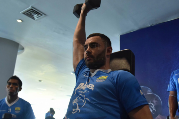 Farshad Noor jalani latihan perdana bareng pemain Persib