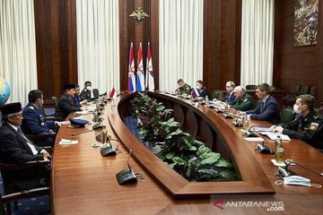 Menhan Prabowo bertemu Deputi Menhan Federasi Rusia