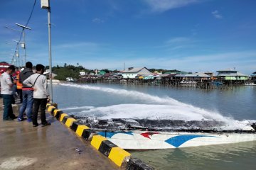 Speedboat Sebakis 3 terbakar di pelabuhan Tengkayu I Tarakan