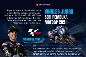 Vinales juara seri pembuka MotoGP 2021