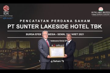 Sunter Lakeside Hotel resmi melantai di bursa